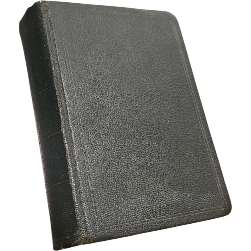 Antique Pre 1942 Holy Bible Methodist Publishing KJV Black Face Type Edition